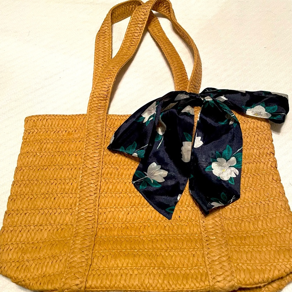 Draper James straw purse